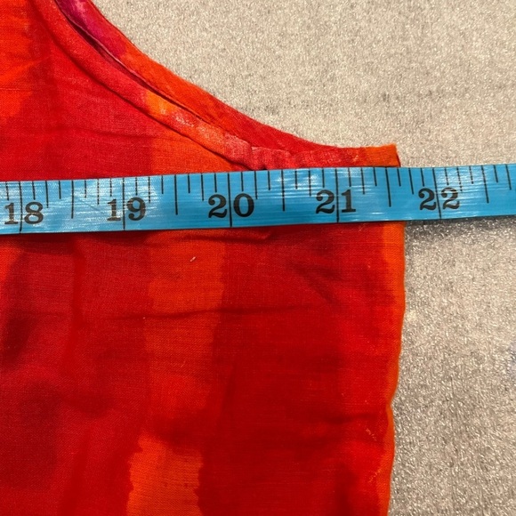 [L]Vintage Sentiments Red Button Sleeveless Maxi Dress - Picture 4 of 6